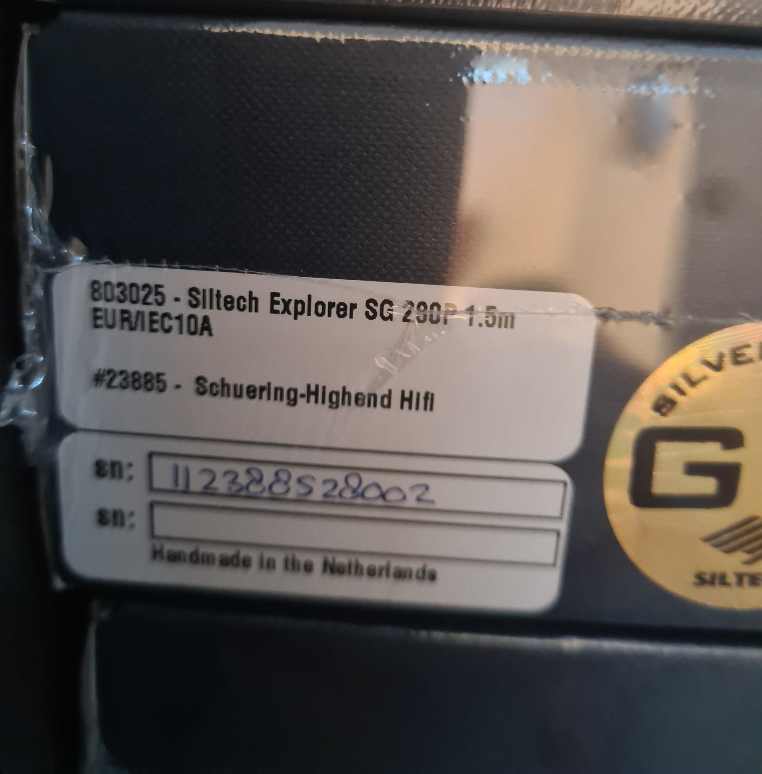 Siltech Explorer SG 280P Stromkabel (2 x Angebot Auslaufmodell) – Bild 2