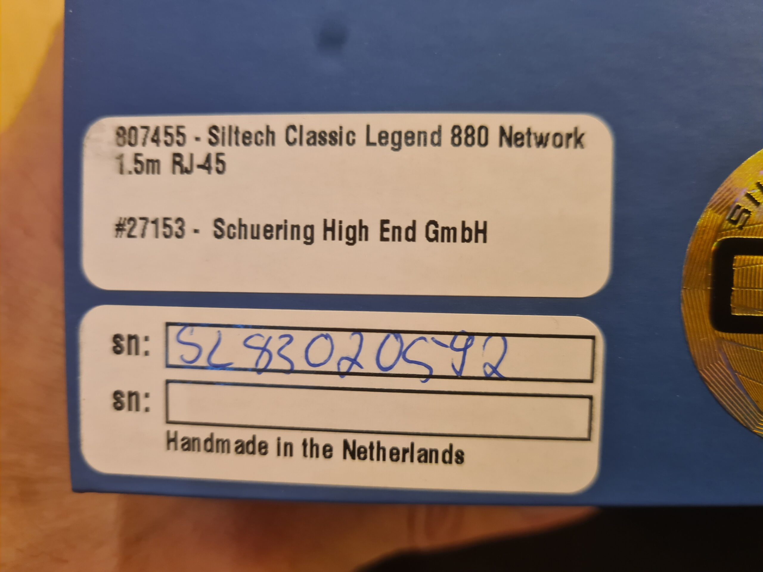 Siltech Classic Legend 880 Network 1 x 1,5 Meter (Angebot Auspackware/Auslaufmodell)