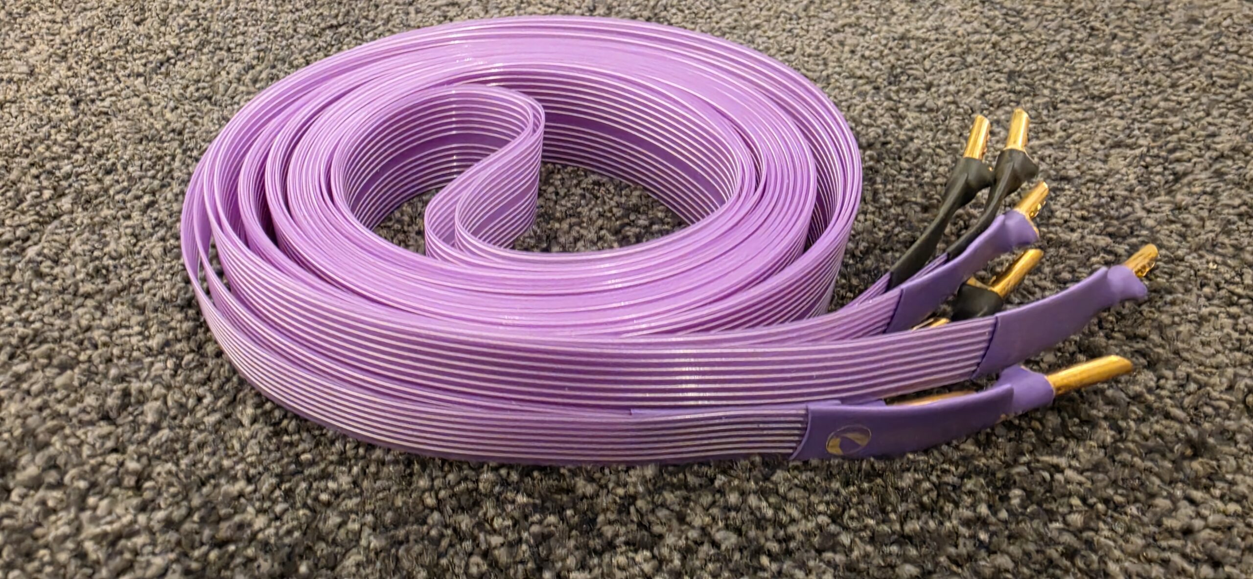 Nordost Purple Flare Lautsprecherkabel 1 x 4 Meter Bananenstecker (Angebot Auslaufmodell / Aussteller nie benutzt)