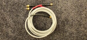 Nordost White Lightning Interconnect 1 x 2 Meter RCA-Kabel (Angebot Auslaufmodell / Aussteller nie benutzt)