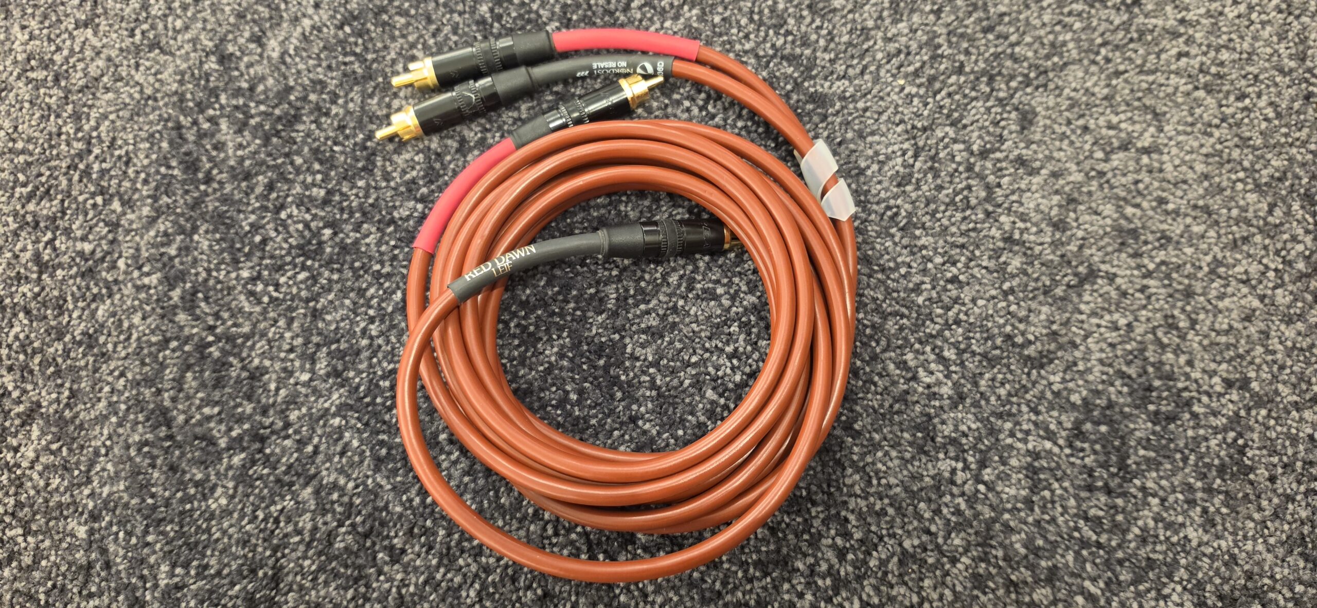 Nordost Red Dawn Interconnect 1 x 2 Meter RCA-Kabel (Angebot Auslaufmodell / Aussteller nie benutzt)