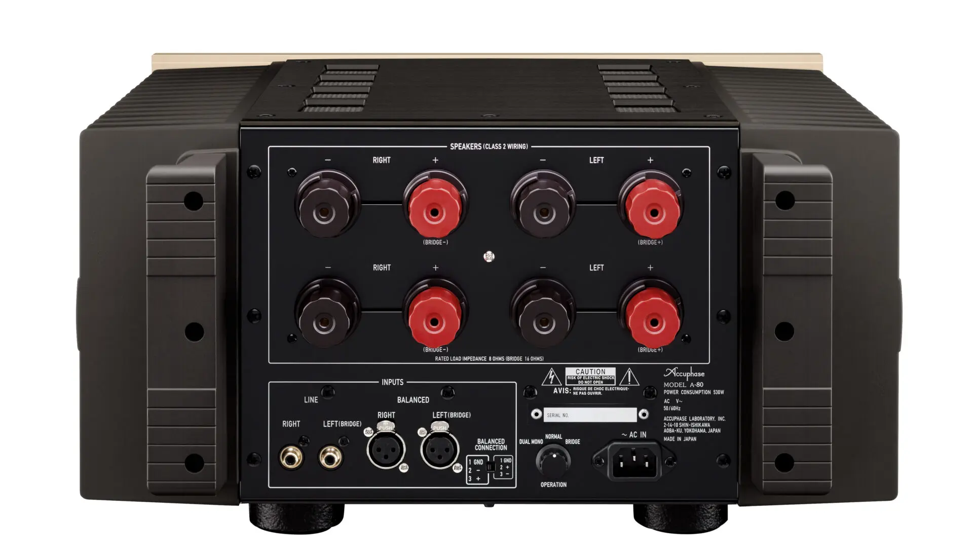 Accuphase A-80 Class-A Stereo-Endstufe – Bild 3