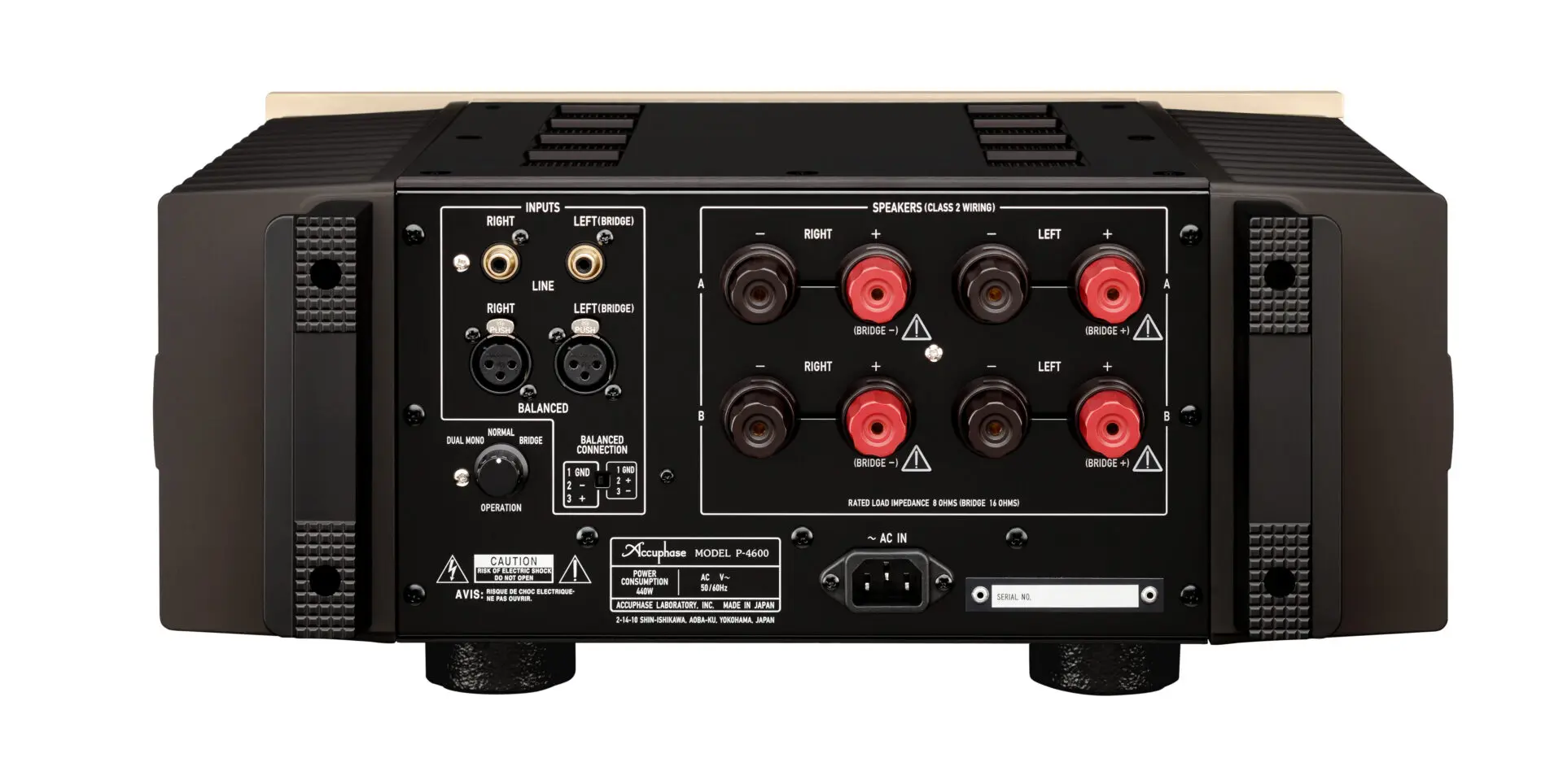 Accuphase P-4600 Stereo Class A/B Endstufe – Bild 2