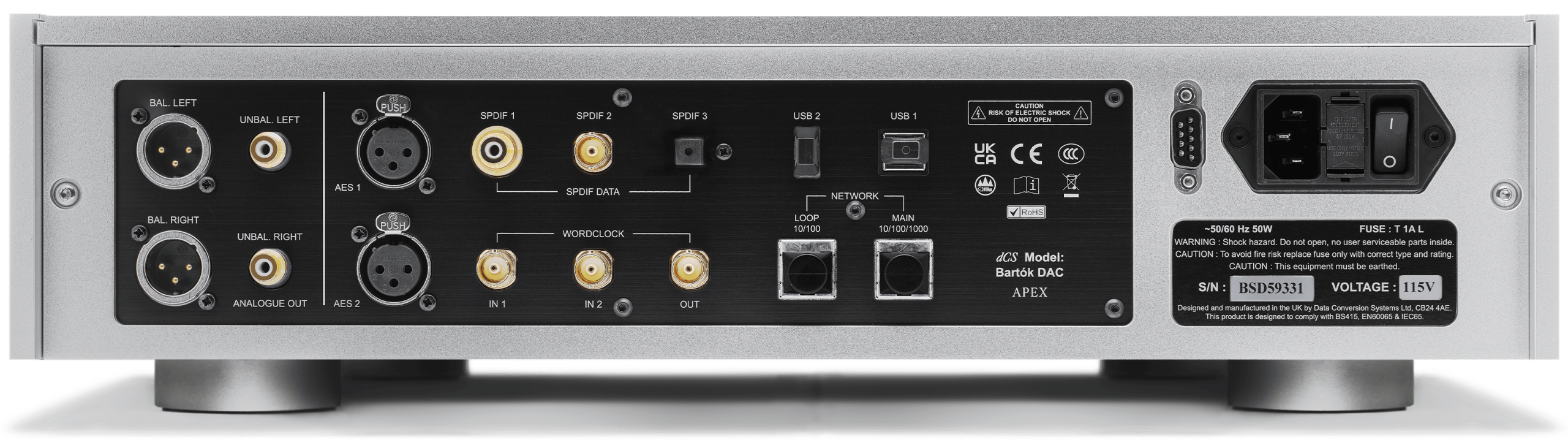 dCS Audio Bartok APEX DAC / Netzwerkstreamer – Bild 2