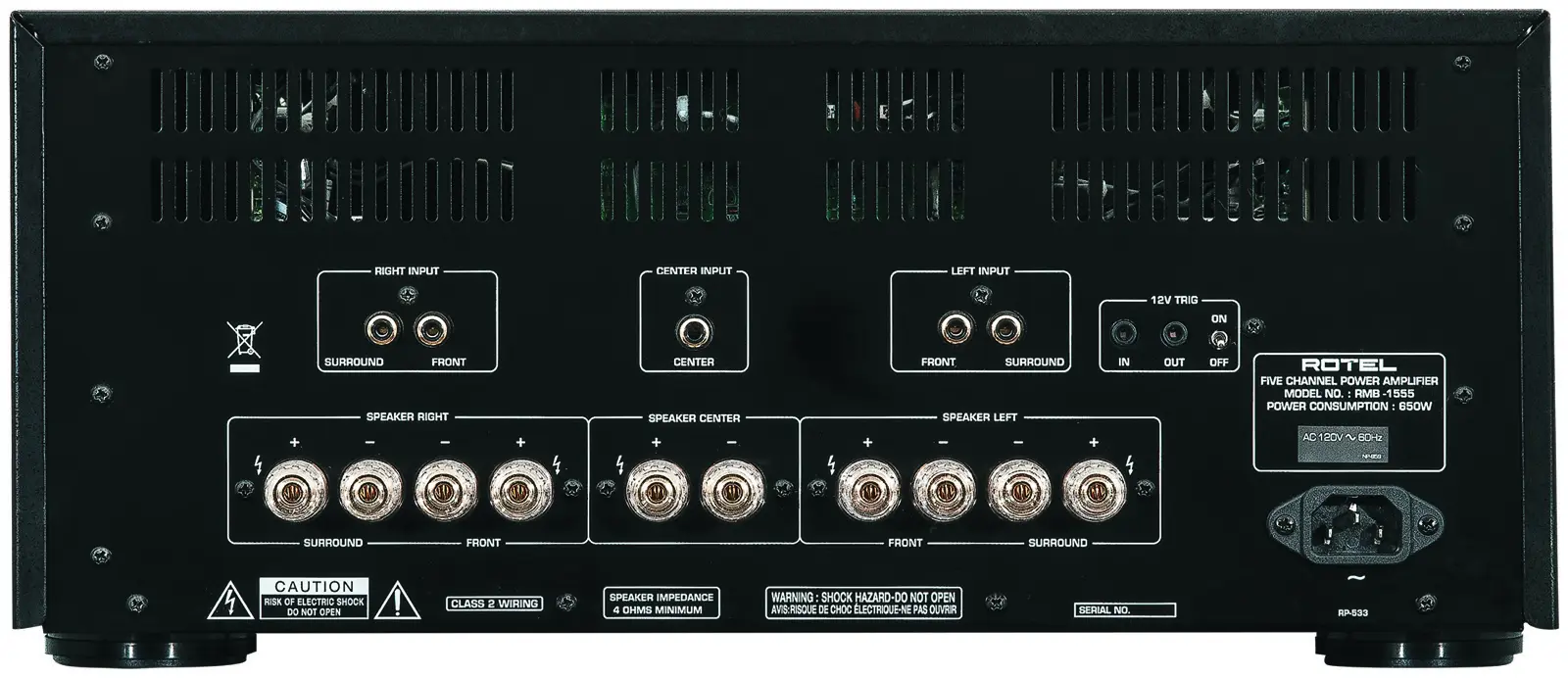 Rotel RMB-1555 AV-Endstufe – Bild 2