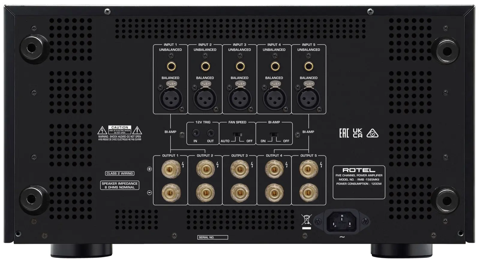 Rotel RMB-1585MKII AV-Endstufe – Bild 2
