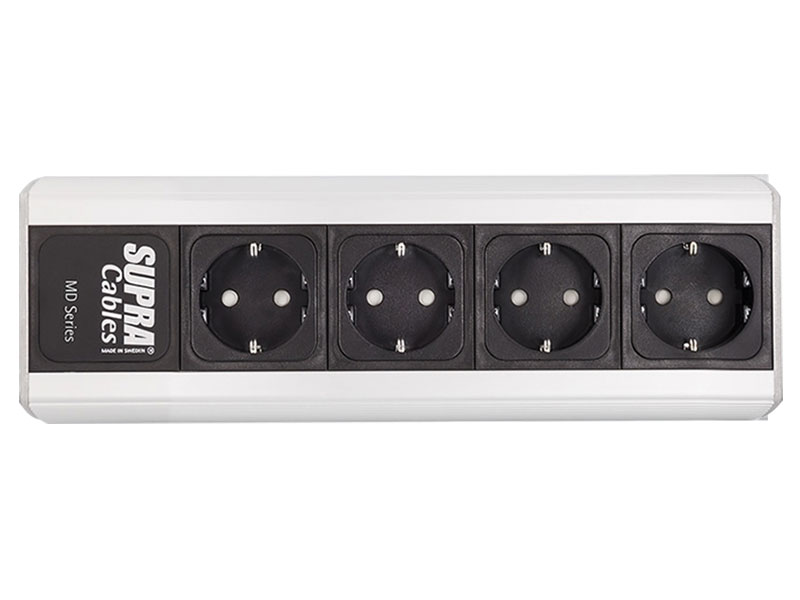 Supra Cables MD06-Eu MK III Ciabatta Elettrica 6 Prese Con Filtro NIF - Per HiFi, Medicina, Laboratorio